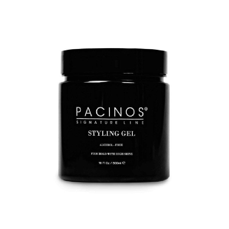 Pacinos Styling Gel Firm Hold High Shine - silne tužiaci gél na vlasy s vysokým leskom, 500 ml