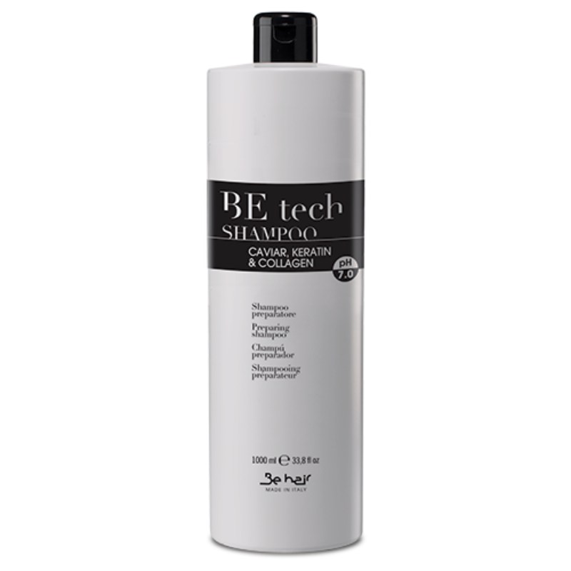 Be Hair Be Tech Preparing Shampoo - čistiaci šampón s pH 6.8-7.2, 1000 ml