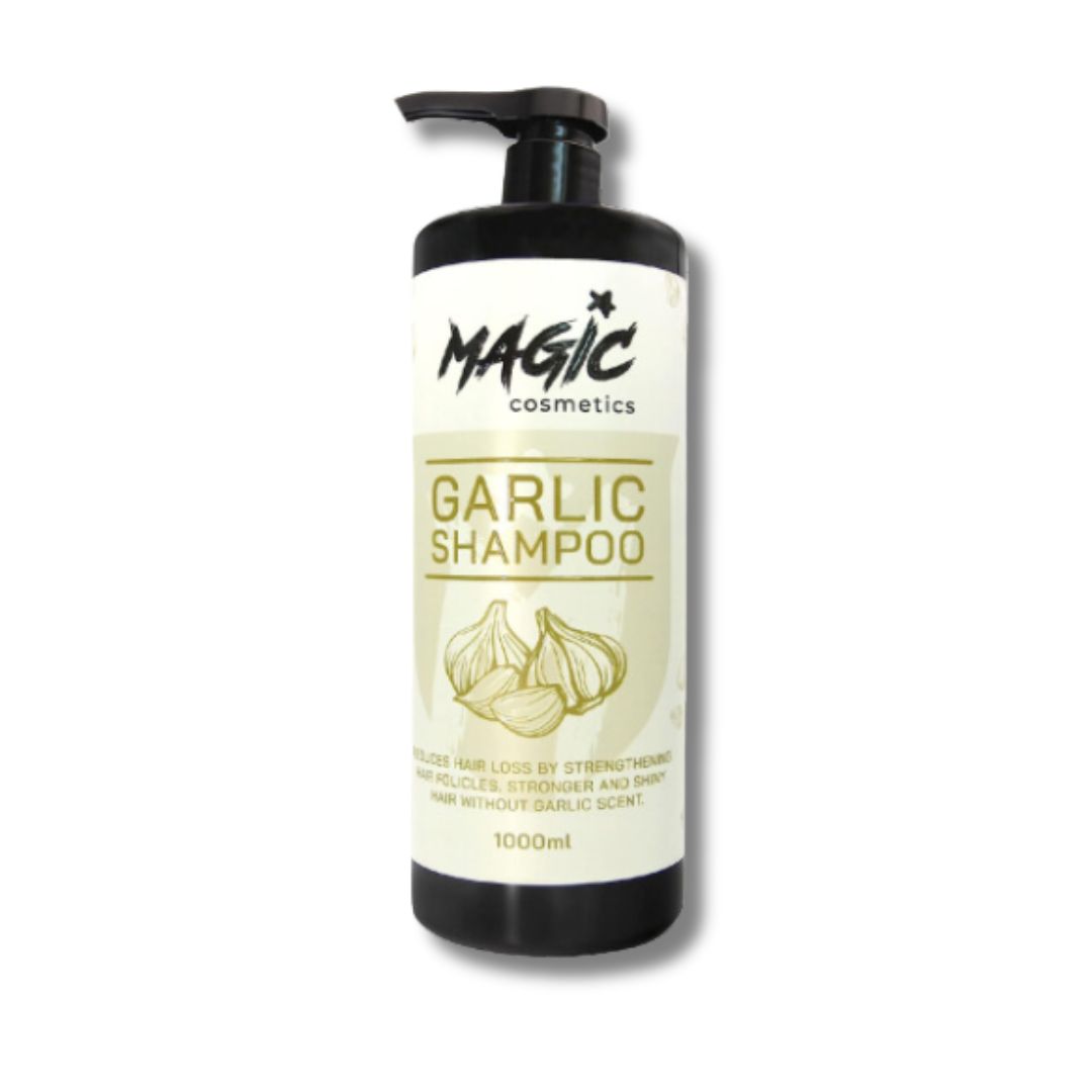Magic Cosmetics Garlic Shampoo - cesnakový šampón proti vypadávaniu vlasov, 1000 ml