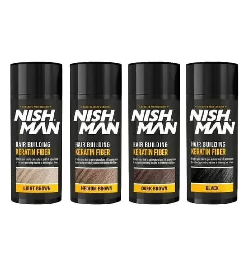 Nishman Hair Building Keratin ﻿Fiber - keratinová vlasová vlákna, 21 g