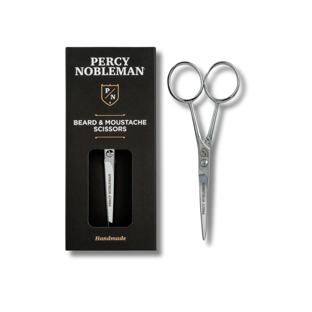 Percy Nobleman Beard & Moustache Scissors - nůžky na úpravu brady a vousů