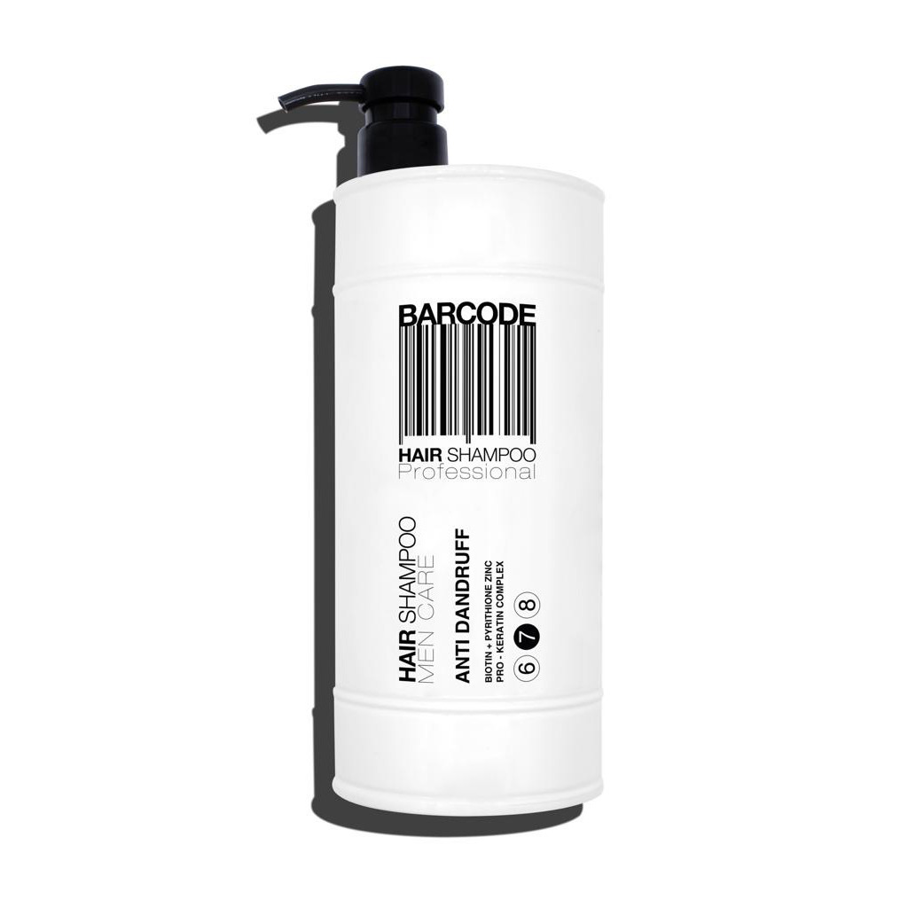 Barcode Men Antidandruff Hair Shampoo (7) - šampon proti lupům, 1000 ml