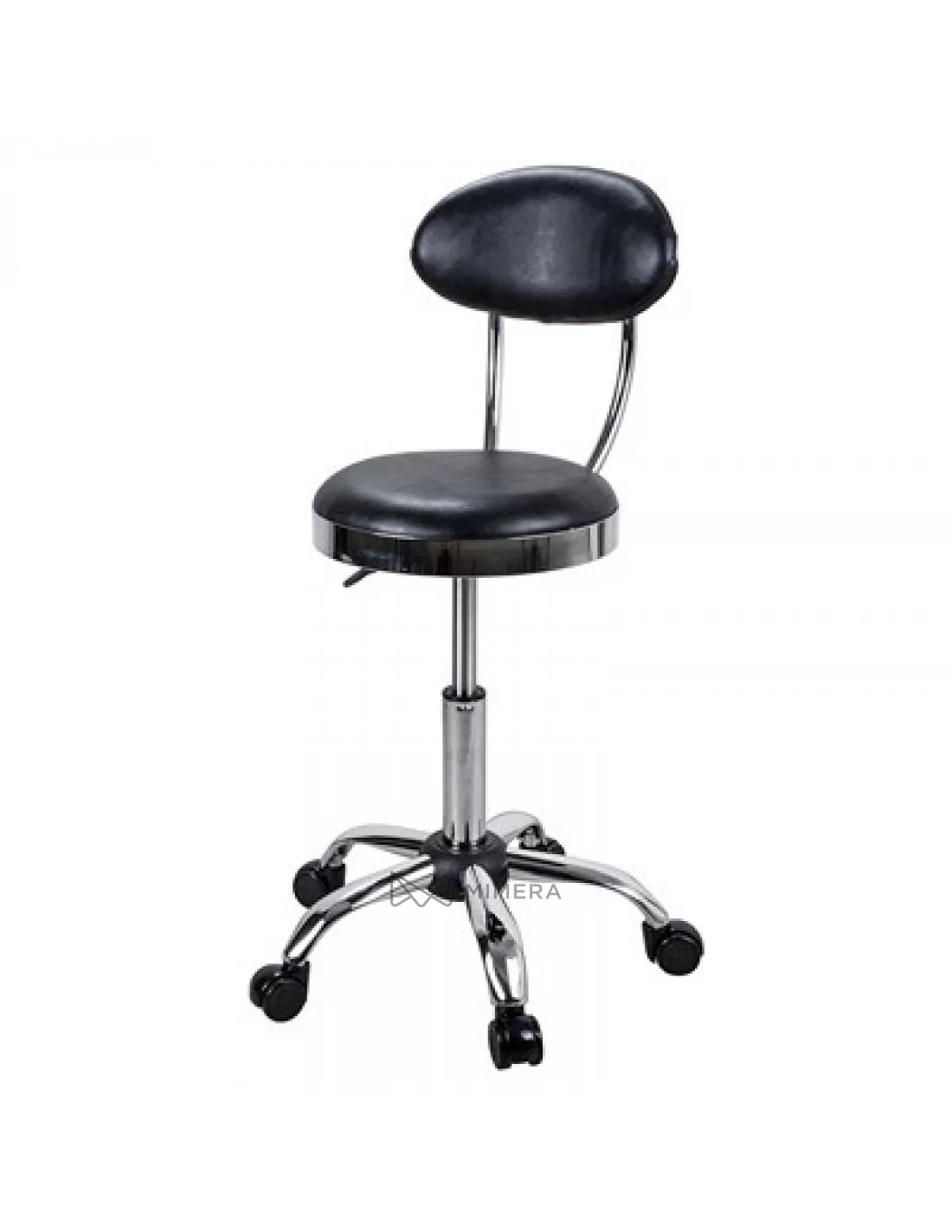 Kadeřnická židle CAMDEN - lesklá černá
