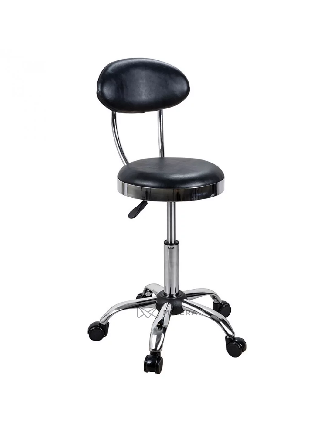 Kadeřnická židle CAMDEN - lesklá černá