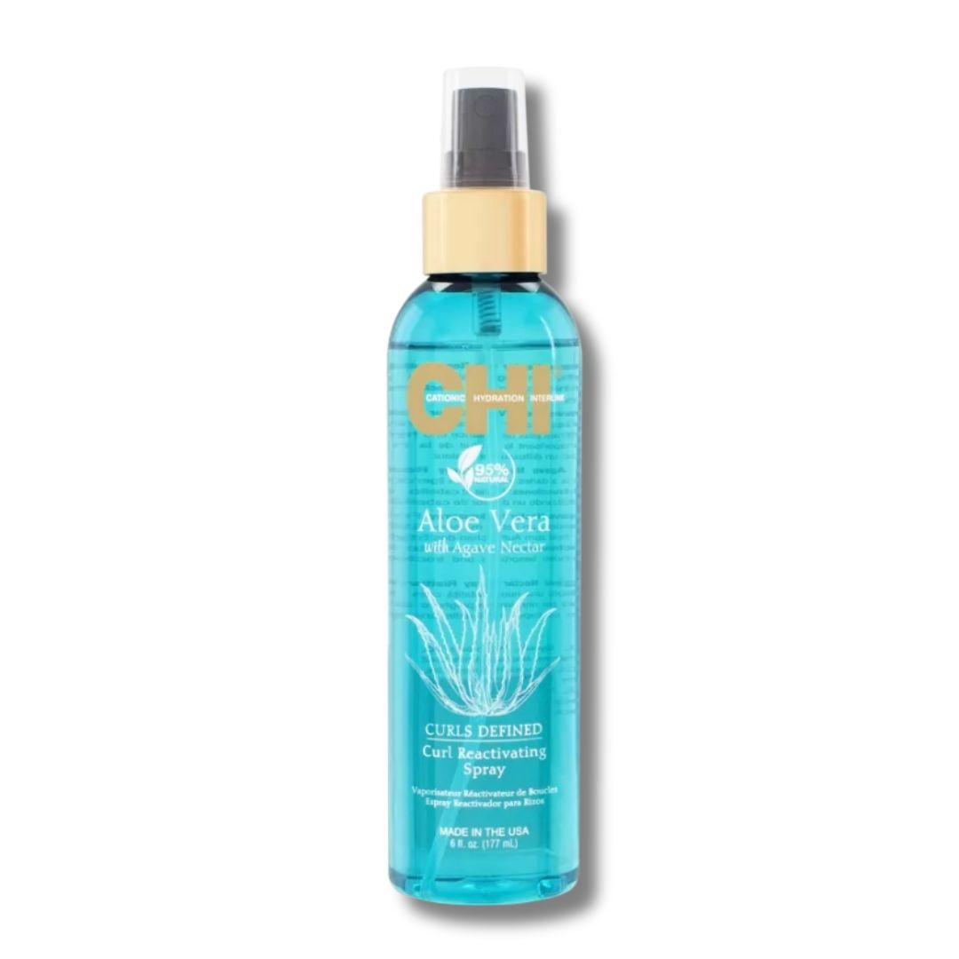 CHI Aloe Agave Curl Reactivating Spray - sprej na obnovu kadeří, 177 ml