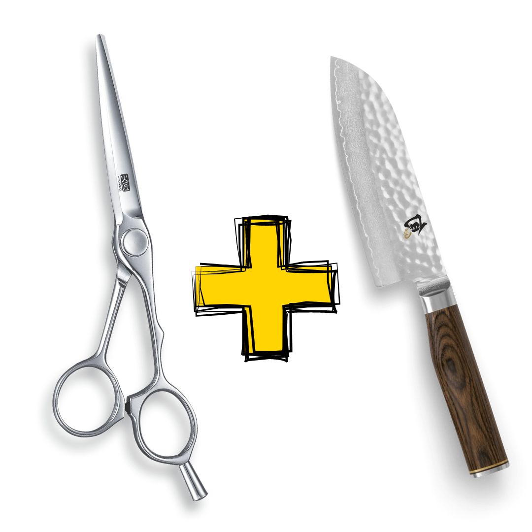 AKCIA: Kasho KML OS Millenium OFFSET Scissors - profesionálne kadernícke nožnice + Kasho TDM1727 nôž
