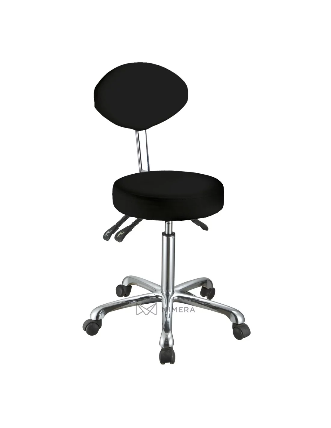 Kozmetická stolička DAZY - matná čierna